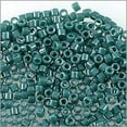 thumbnail image 2 of Miyuki Delica Seed Bead 11/0 Dark Turquoise Glazed Luster Opaque, 2 of 3