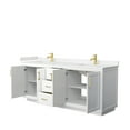 thumbnail image 5 of Wyndham Collection Wcf2929-80D-Vca-Mxx Miranda 80" Free Standing Double Basin Vanity Set -, 5 of 7