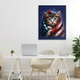 thumbnail image 2 of Stupell Industries Patriotic Kitten Flag Canvas Wall Art design by Jim Baldwin, 30 x 24, 2 of 7