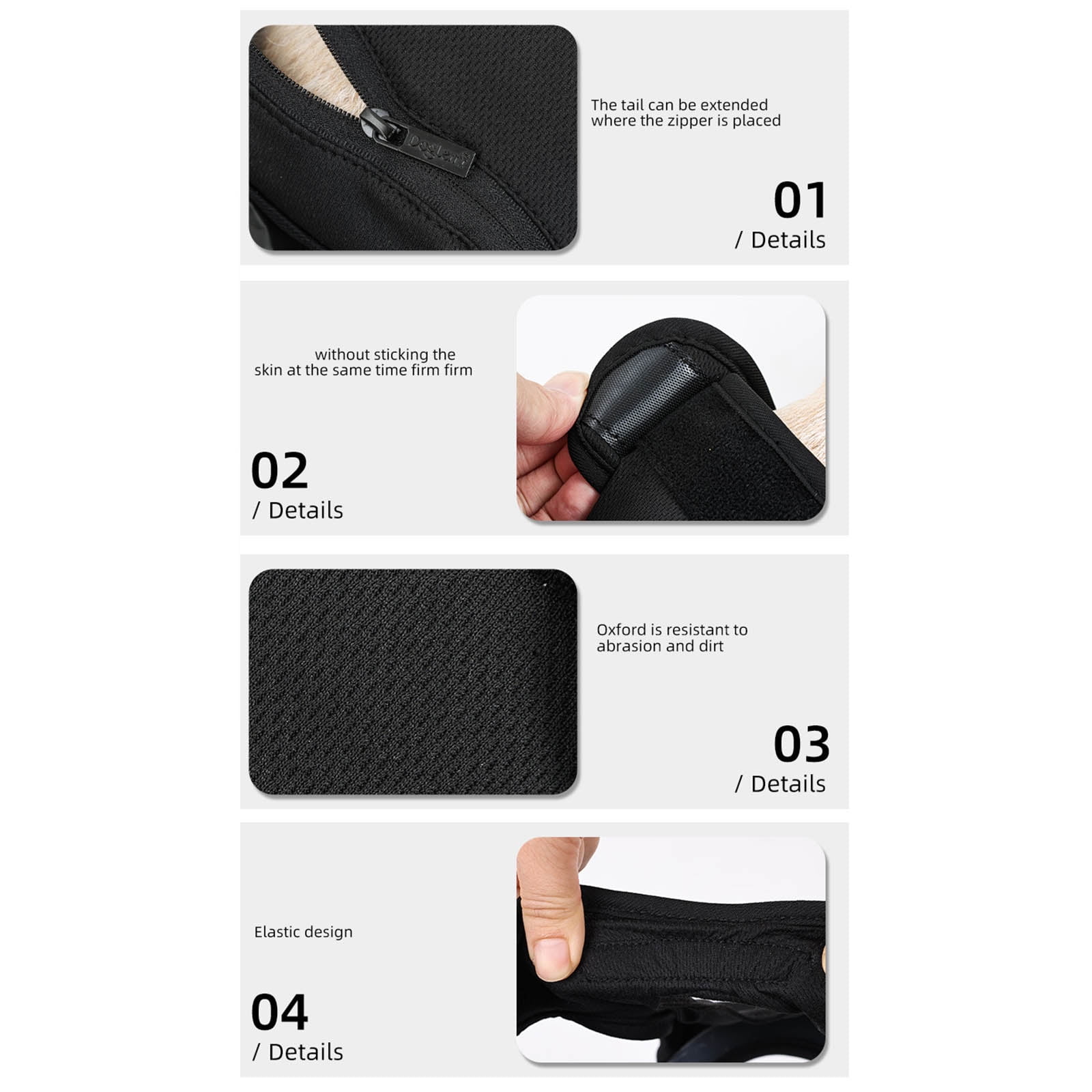 Dog Period Briefs Pants Pantie Soft Suspener Comfortable Pants with 50Pcs Poop Bag Female Dog Diapers
