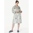 thumbnail image 3 of Joyspun Women's Plush Sleep Robe, Size S to 3X, 3 of 6