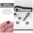 thumbnail image 3 of Raindrops 8Sets Impact Wrench Retaining Ring with O-Ring Easy to Install Durable Socket Retainer Black, 3 of 7