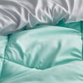 thumbnail image 2 of Byourbed BYB Glacier Gray/Yucca Reversible Comforter - Oversized Bedding Full Adult 3 Piece, 2 of 3