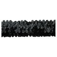 thumbnail image 2 of Belagio 1.5" Wide x 10 Yards, Stretch Sequin Trim, Black, 1 Bolt, 2 of 2