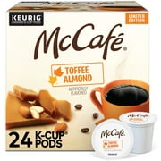 McCafe, Toffee Almond Light Roast K-Cup Coffee Pods, 24 Count