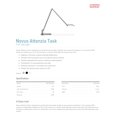 thumbnail image 6 of Novus Attenzia Task LED Light, One-Touch Memory Dimming Reduces Eye Strain, 742 Lumens/4,000K, Silver, 6 of 7