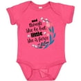 thumbnail image 3 of Inktastic Though She Be but Little Fierce Quote Girls Baby Bodysuit, 3 of 5