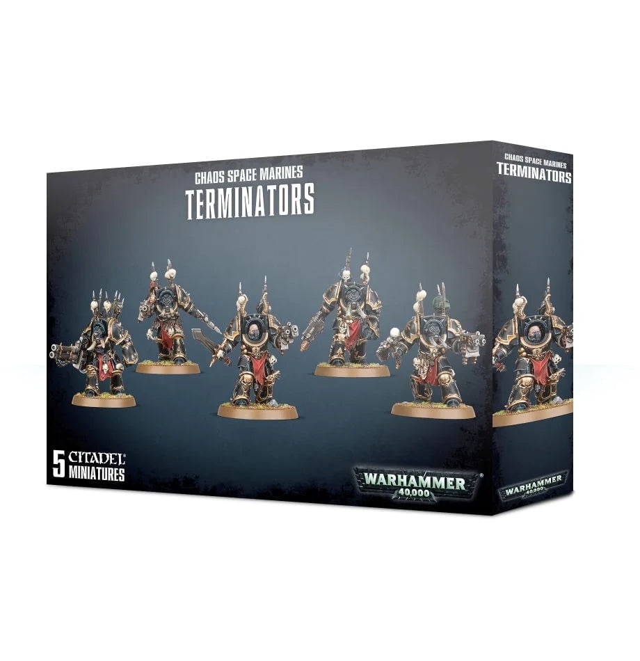 Games Workshop - Warhammer 40K - Chaos Space Marines - Chaos Terminator Squad