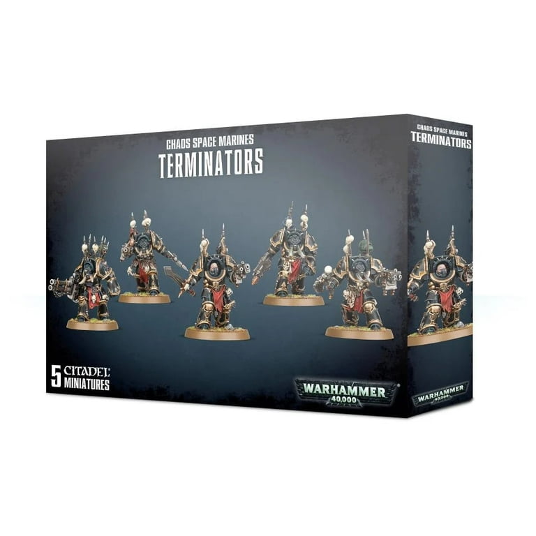 ウォーハンマー　塗装済み　Chaos Terminator Squad ウォーハンマー 塗装済み Chaos Terminator Squad ウォー
