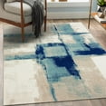thumbnail image 5 of Luxe Weavers Abstract Geometric Ivory 8x10 Area Rug, Modern Indoor Carpet, 5 of 7