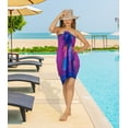 thumbnail image 2 of HAPPY BAY Women's Beachwear Summer Bikini Wraps Beach Wrap Sarong Swimwear Swim Cover up Skirt Swimsuit Pareo Coverups for Women One Size Orchid, Fish, 2 of 4