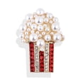 thumbnail image 1 of Uinagy Pearl Popcorn Brooch Artistic Pin, 1 of 1