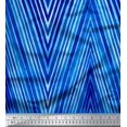 thumbnail image 3 of oneOone Viscose Chiffon Fabric Chevron Panel Printed Fabric 1 Yard 42 Inch Wide, 3 of 3