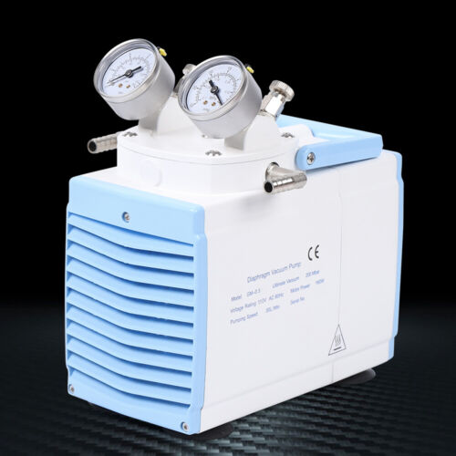 GM-0.5A 110V Handheld Lab Oil Free Oilless Diaphragm Vacuum Pump 30L/min