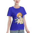 thumbnail image 2 of Women's Basic Short Sleeve T-Shirt Cardinal Girl Sakura, 2 of 6