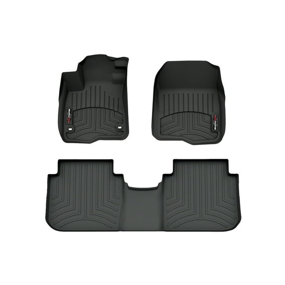 WeatherTech Custom Fit FloorLiners compatible with Honda CR-V, CR-V Hybrid - 1st & 2nd Row, Black