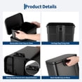 thumbnail image 4 of Garvee Bote de Basura 30L de Acero Inoxidable con Pedal y Tapa de Cierre Suave – Incluye Cubo Interior, para Cocina y Oficina, 4 of 9