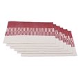 thumbnail image 1 of Store Indya Serviettes de Cuisine en Coton Rayé Blanc et Rouge, 1 of 2