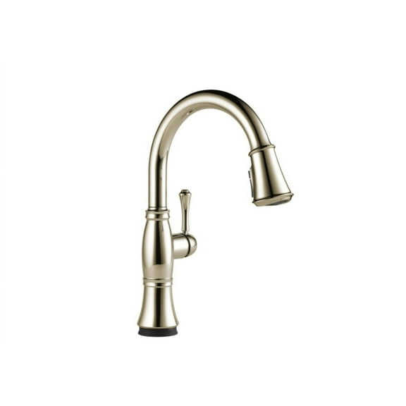 Delta 9197T-Dst Cassidy Pull-Down Kitchen Faucet - Lumicoat Polished Nickel