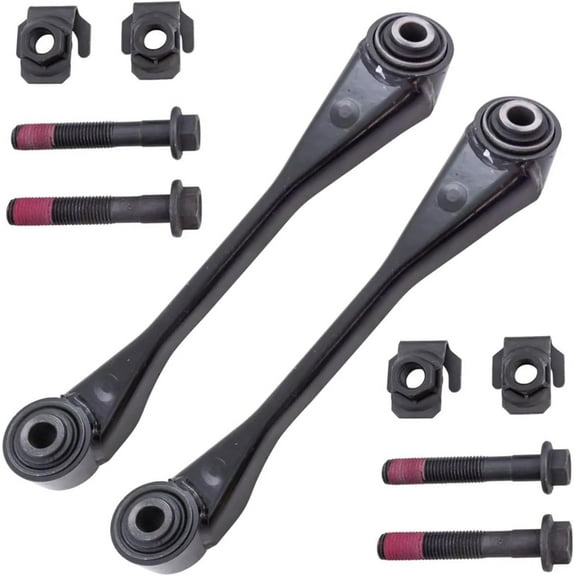 Detroit Axle - 2pc Rear Upper Trailing Arms for Ford 1997-2002 Expedition Lincoln Navigator, Upper Trailing Arms Assembly 1998 1999 2000 2001 Replacement