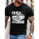 thumbnail image 2 of Men's T-Shirt,Short Sleeve Tee Shirt Casual Tops I'm Classic Crew Neck T Shirts for Men, 2 of 8