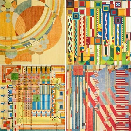 Frank Lloyd Wright Coasters - Hindostone Products-CoasterStone Frank Lloyd Wright Liberty Covers III Absorbent Coasters