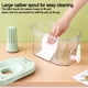 thumbnail image 3 of Naiovety Recipiente de agua de cocina de barro ABS con grifo, dispensador de bebidas de 4 l para juegos al aire libre con grifo Cocina y Comedor mi 4L, 3 of 5