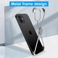 thumbnail image 3 of OUSITAID Phone Holder Mental Frame Protective Case Cover for iPhone12/pro X Shape, 3 of 9