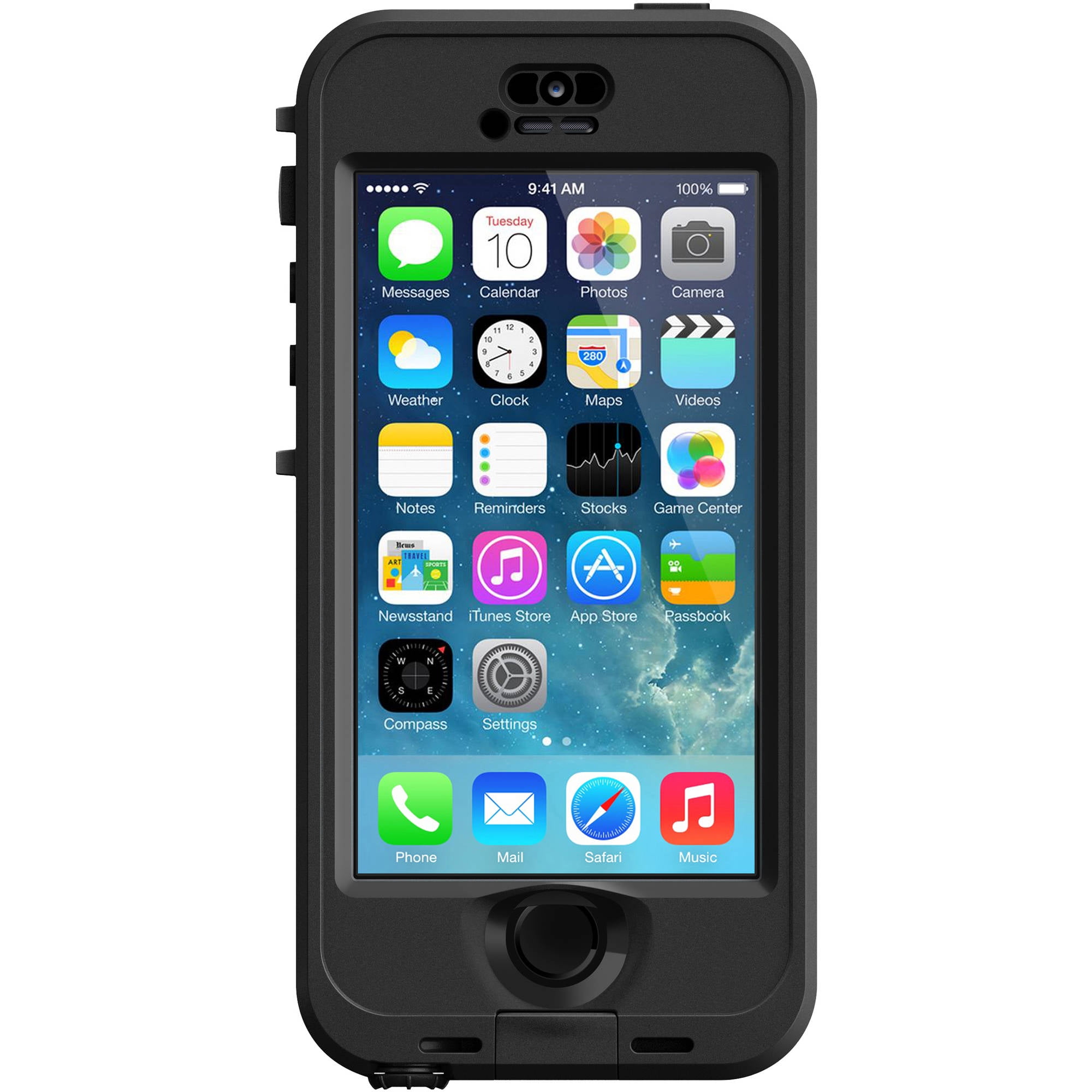 iPhone 5/5SE/5S Lifeproof apple iphone case nuud series, black