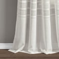 thumbnail image 4 of Lush Decor Bridie Sheer Sheer 84" x 52" Sheer Navy Metal Grommets Pair Window Panel, 4 of 11