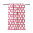 thumbnail image 1 of UltraClub C3060 Velour Beach Towel - Light Pink Polka Dots, 1 of 1
