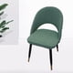thumbnail image 4 of Funda para silla curvada Zulema Estiramiento alto color verde claro, 4 of 8