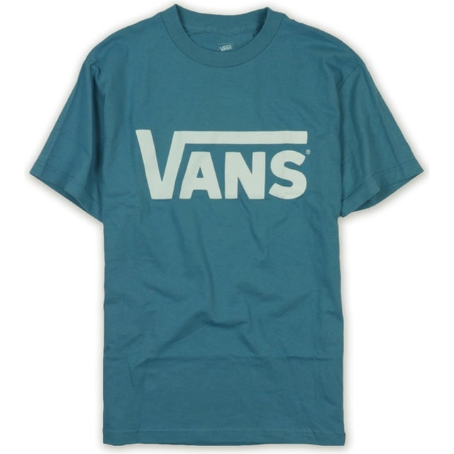 Vans Classic Logo Graphic playera para hombre, azul, XX-Large Vans Camiseta gráfica