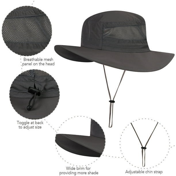 Men Women Fishing Hat Quick Dry Breathable Mesh Fishing Cap Outdoor UV  Protection Beach Hat Sun Hat 