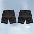 thumbnail image 4 of ITSAME Boys Athletic Shorts 2-Pack, Elastic Waist Quick-Dry with Pockets Performance Breathable Shorts Gray 11-12T, 4 of 4