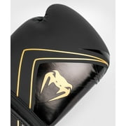 Venum Contender 2.0 Boxing Gloves - Black/Gold - 16oz - Unisex - Sparring and Bag Training