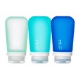 thumbnail image 1 of Botella de viaje humangear GoToob+, 100 ml, paquete de 3 (grande), silicona, 1 of 6