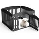 thumbnail image 1 of Parque para perros de 4 paneles de 24" | Valla segura para mascotas para interiores y exteriores | Plegable y portátil | 35 x 35 x 24 pulgadas, ideal para perros pequeños y medianos | Fácil, 1 of 8