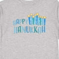 thumbnail image 4 of Inktastic Happy Hanukkah with Candles Boys or Girls Long Sleeve Toddler T-Shirt, 4 of 5