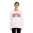 thumbnail image 4 of Boston Massachusetts Sweatshirt Gifts Crew Neck Shirt Long Sleeve Unisex, 4 of 7
