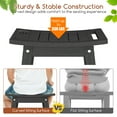 thumbnail image 6 of Giantex Shower Benches for Inside Shower, Foot Stool w/w/Handle Shower Head & Soap Holder, Black, 6 of 7