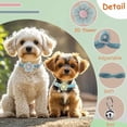 thumbnail image 3 of Breakaway Cat Collars with Bells, Adjustable Safety Kitty Collars for Cats Puppy and Small Pets,Flower Design,7.09-11.81 Inch,Purple., 3 of 6
