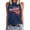 507_Navy, variant on HEILAU Independence Day Shirts for Women American Flag Graphic Tees Sleeveless Tank Top Gradient Coconut Tree Tops Summer V Neck Button Down Shirt Summer Tops