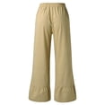 thumbnail image 5 of zuwimk Womens Sweatpants,Women's Ease into Comfort Stretch Slim Pant Khaki,XXL, 5 of 5