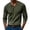 #A03-Army Green, variant on Long Sleeve Corduroy Shirt for Men Knit Thermal Pullover Sweater V Neck Lightweight Knit Undershirts Winter Thick Big and Tall Men's Tops
