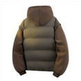 thumbnail image 6 of ZCFZJW Men's Waterproof Ski Jacket 2 in 1 Winter Snow Coat Windproof Drawstring Full Zip up Long Sleeve Hooded Mountain Raincoat Fleece Liner Outwear Tops with Pockets Coffee XL, 6 of 9