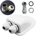 thumbnail image 5 of Double Wire Entry Gland Box Solar Panel Roof Wire Entry Gland Box Cable Motorhome Double Hole RV Yac, 5 of 5