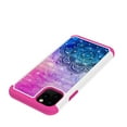 thumbnail image 4 of iPhone 11 Pro Max 6.5" Case, Allytech 3 In 1 Hybrid PC Silicone Heavy Duty Rugged Bumper Heavy Duty Defender Shockproof Anti-Scratch Back Cover Case for Apple iPhone 11 Pro Max 6.5",Mandala, 4 of 6