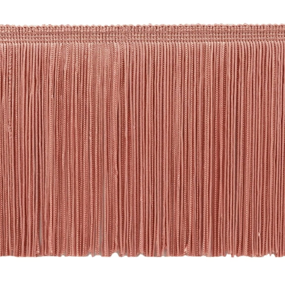 6" (15cm) Chainette Fringe Trim # CF06,, Rose Pink #07 (Rose Pink) Sold By The Yard (36"/3 ft/0.9m)