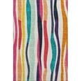 thumbnail image 2 of Addison Rugs Mayfield Premium Machine Washable Transitional Stripes Ivory Rectangle Rug, 3' x 5', 2 of 6